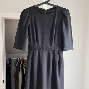 Monoprix Autre Ton Vintage-Style Black Dress - Size EU 36